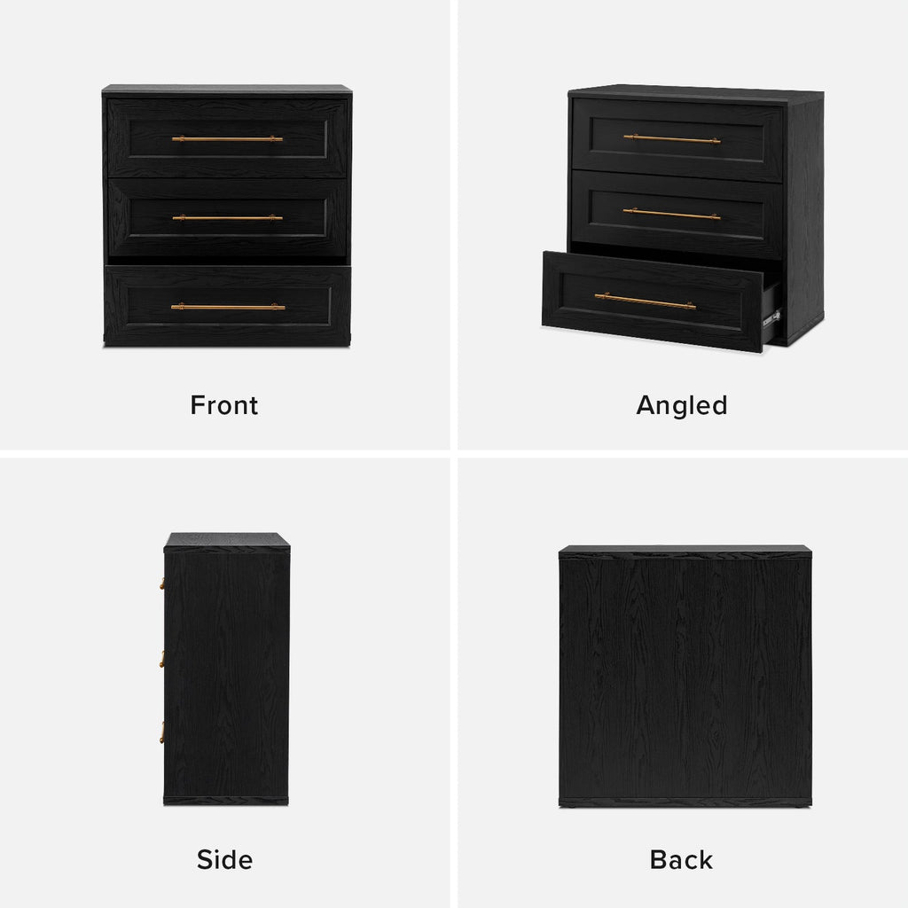 Black Oak
Blake 3 Drawer Dresser, Black Oak