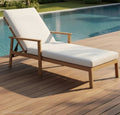 Joss & Main Outdoor Adjustable Chaise Lounge