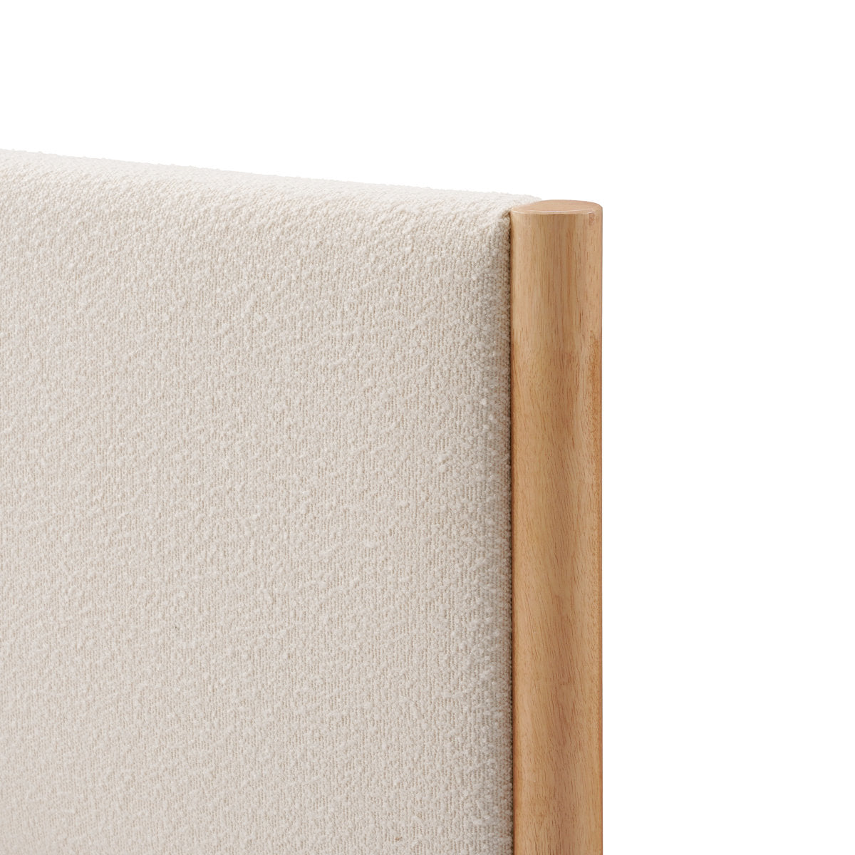 Ardin Solid Wood Queen Bed Frame With Cream Boucle Upholstered Headboard
By Ebern Designs