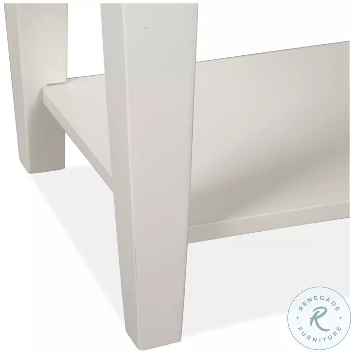 Magnussen Furniture Willowbrook Open Nightstand in Egg Shell White
