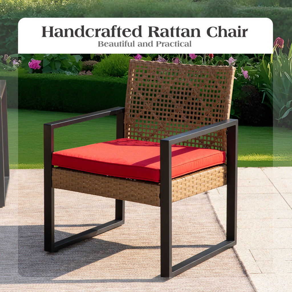 Armantine Darb Stylish 4-Person Wicker Patio Set
By Lark Manor™