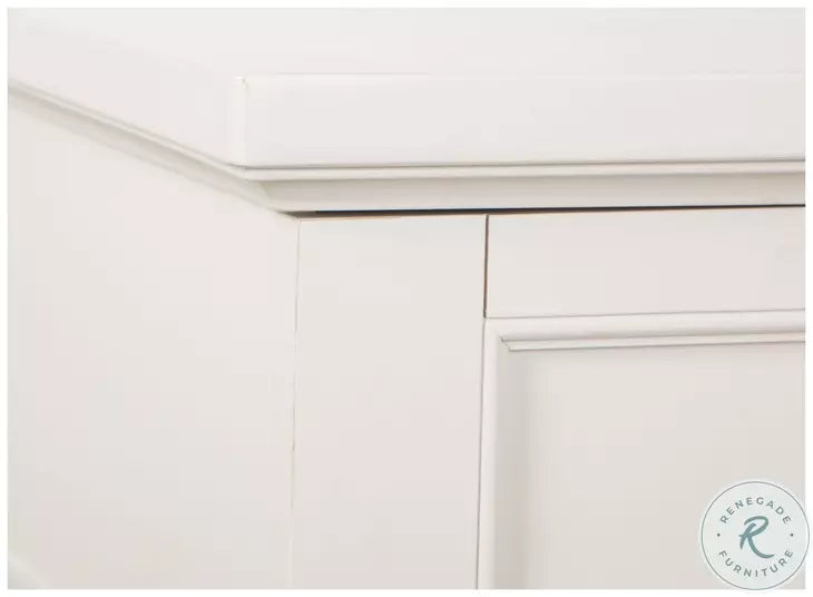 Magnussen Furniture Willowbrook Open Nightstand in Egg Shell White