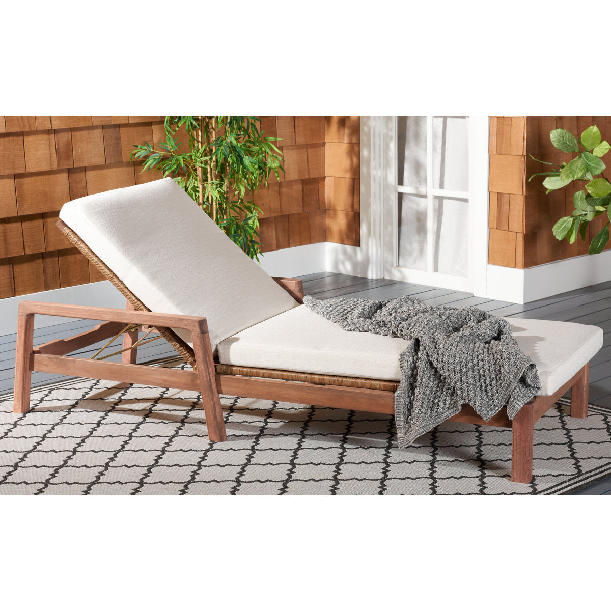 Joss & Main Outdoor Adjustable Chaise Lounge