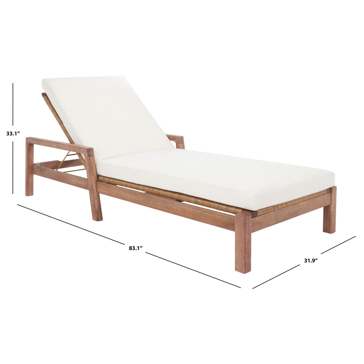 Joss & Main Outdoor Adjustable Chaise Lounge