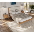 Ardin Solid Wood Queen Bed Frame With Cream Boucle Upholstered Headboard
By Ebern Designs