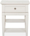 Magnussen Furniture Willowbrook Open Nightstand in Egg Shell White